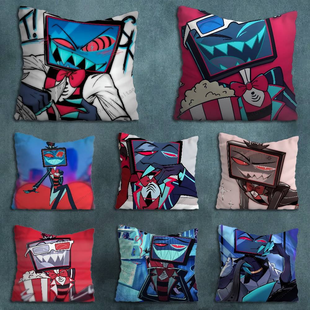 HHazbin Vox Hotel Vertraue Uns Kissen über Wohnzimmer Sofa Kissenbezug Heimdekoration Schlafzimmer Zimmer Bett Kissenbezug