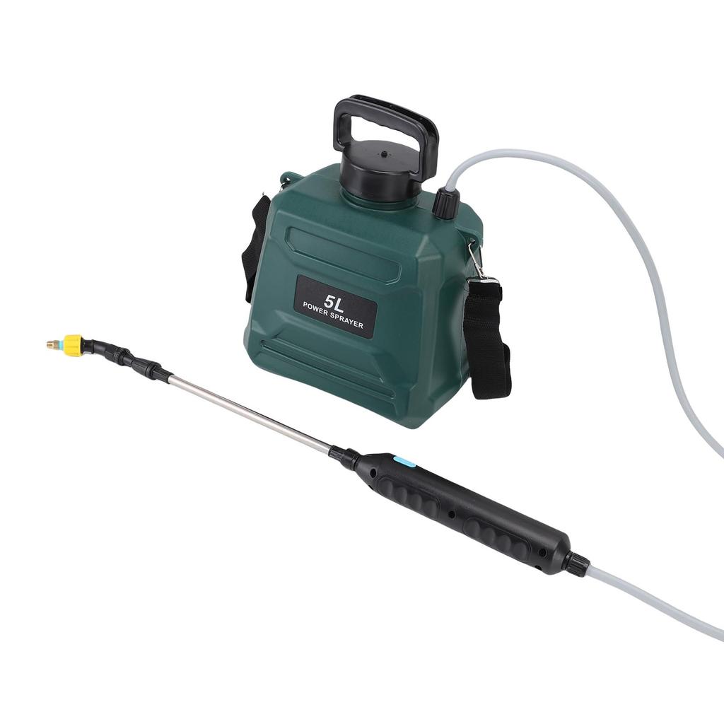 Gartensprühgerät 5L Hohe Effizienz   Akku-Laufzeit Elektrisches Sprühgerät mit Düsen Einziehbarer Stiel zur Reinigung Unkrautbekämpfung