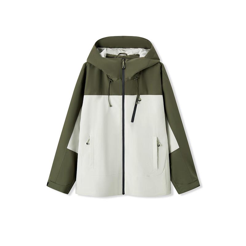 Semir Men's Colorblock Outdoor Hooded Windproof Jacket
