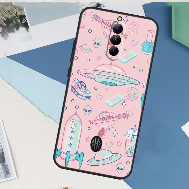 Alien Kawaii Kunsthülle Für ZTE Nubia Red Magic 9 10 11 8 8S 9S 10S Pro Plus 6 7 6S 7S Pro 5G 6R 10 Air Cover