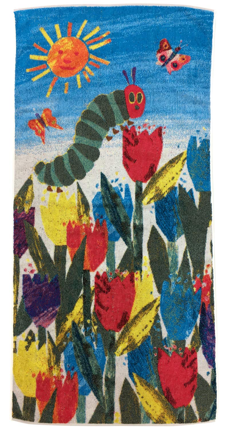 

Hayashi Bath Очень голодный Сделано в 60 x 120 BH206700 Полотенце, Гусеница , Япония, Пятицветное плетение, см, Тюльпан,