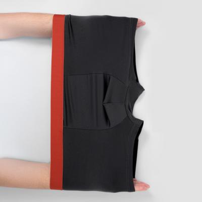 Herren Boxer Unterwäsche Elastisch Mittelhoch geschnitten Enganliegend Hohe Elastizität Shorts Slips Patchwork Farbe U-Konvex Atmungsaktive Slips
