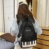 Schultasche Neue Mode Vielseitig Schüler Schultasche Mittelschule Rucksack Reise Rucksack Klaviertasten Tupfen Rucksack