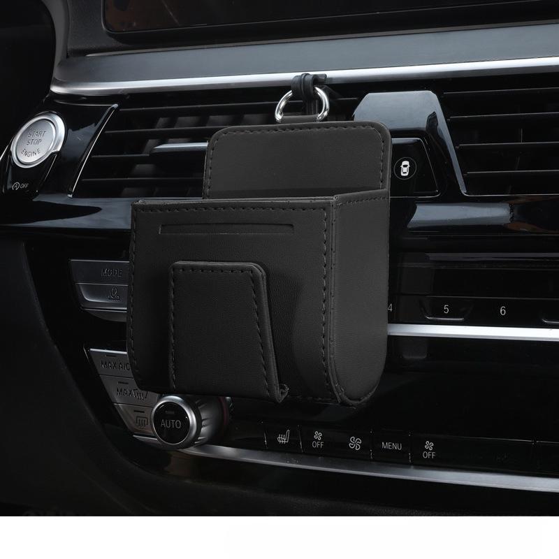 Multi-Functional Car Air Vent-Mounted Storage Organizer Box with Adhesive Suction Cup | Dashboard Organizer with Phone Holder