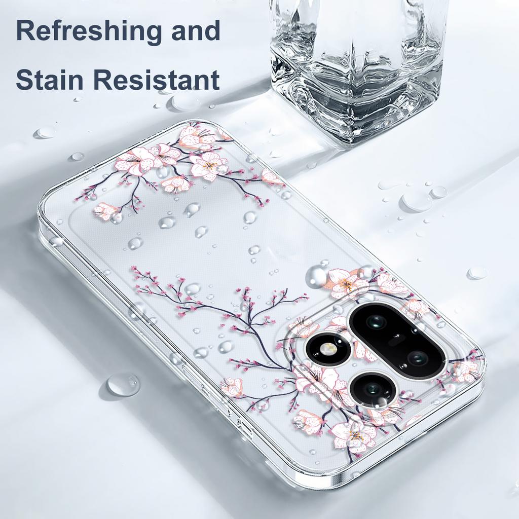 Flower Dance Transparent Phone Case For Oneplus 15 13T 13R 12 12R 11R 10R 10 Pro 9RT Nord 2 5 CE2 CE5 5G Soft TPU Cover