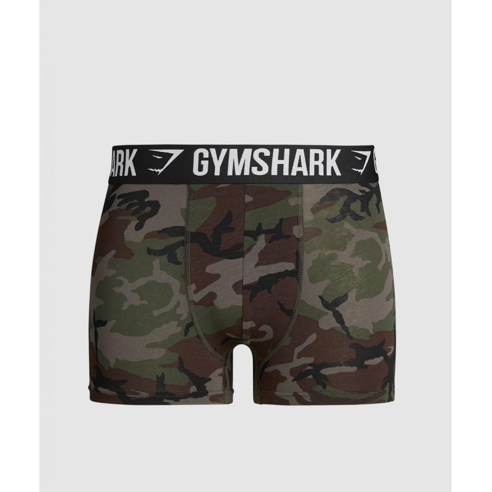 

Gymshark Боксеры-трусы зимние оливковые A5A3X ECKP 3XL
