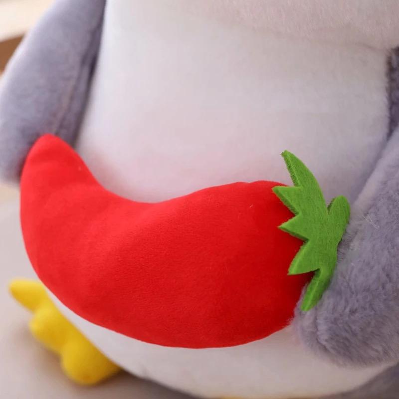 Creative Cudding Fruit Penguin Plush Stuffed Toys Cute Couple Penguin Plush Doll Toy Home Decor Toys Birthday Present