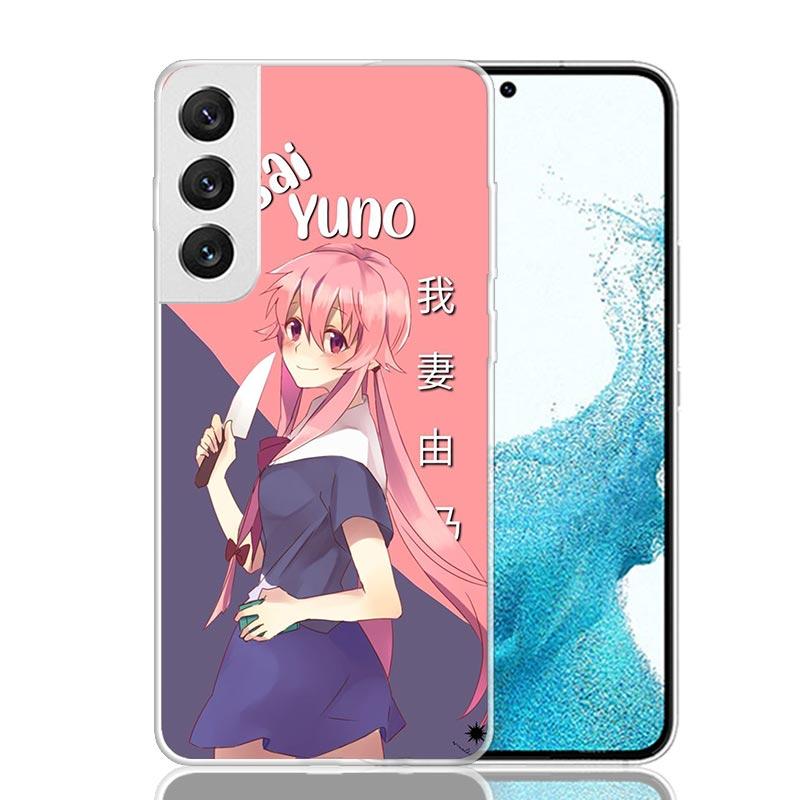 Mirai Nikki Gasai Yuno Anime Phone Case For Samsung Galaxy S25 S24 S23 S22 S21 FE S20 Ultra S10 Plus Art Customized Coque Capa S