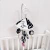 Black and White High Contrast Baby Toys Car Seat Toys for Newborn Hanging Stroller Toy for 0 12 Months Infant Rattle Toys