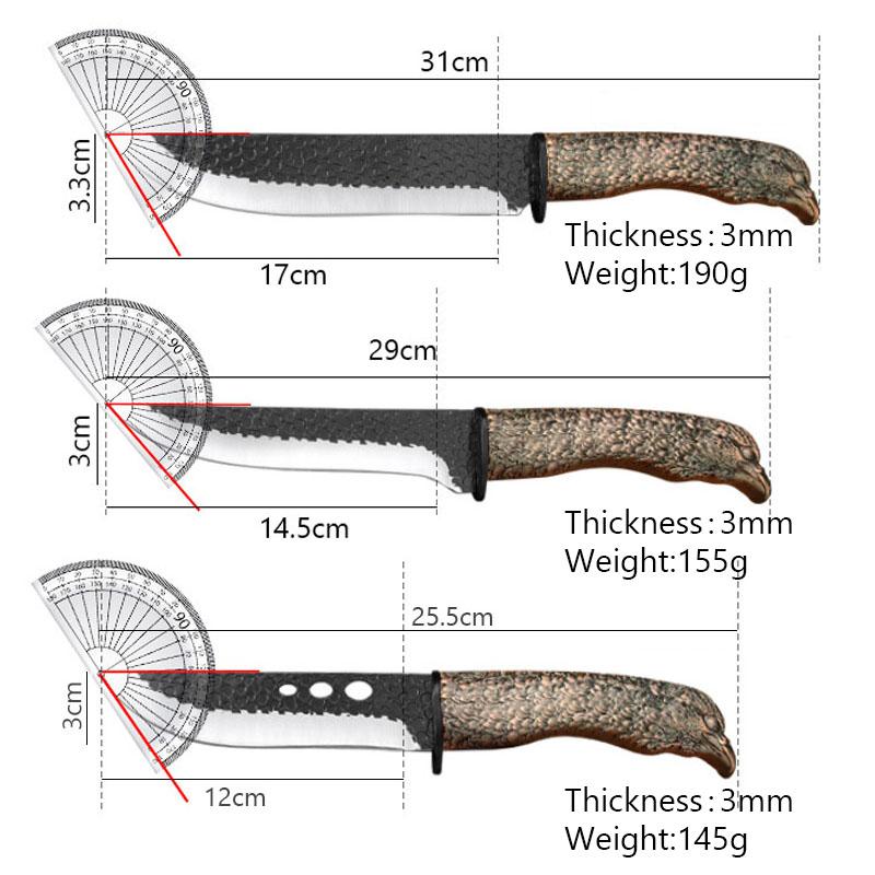 Forged Boning Knife Kitchen Meat Fruit Cutter Outdoor Barbecue Fishing Knife Chef Cooking Tools