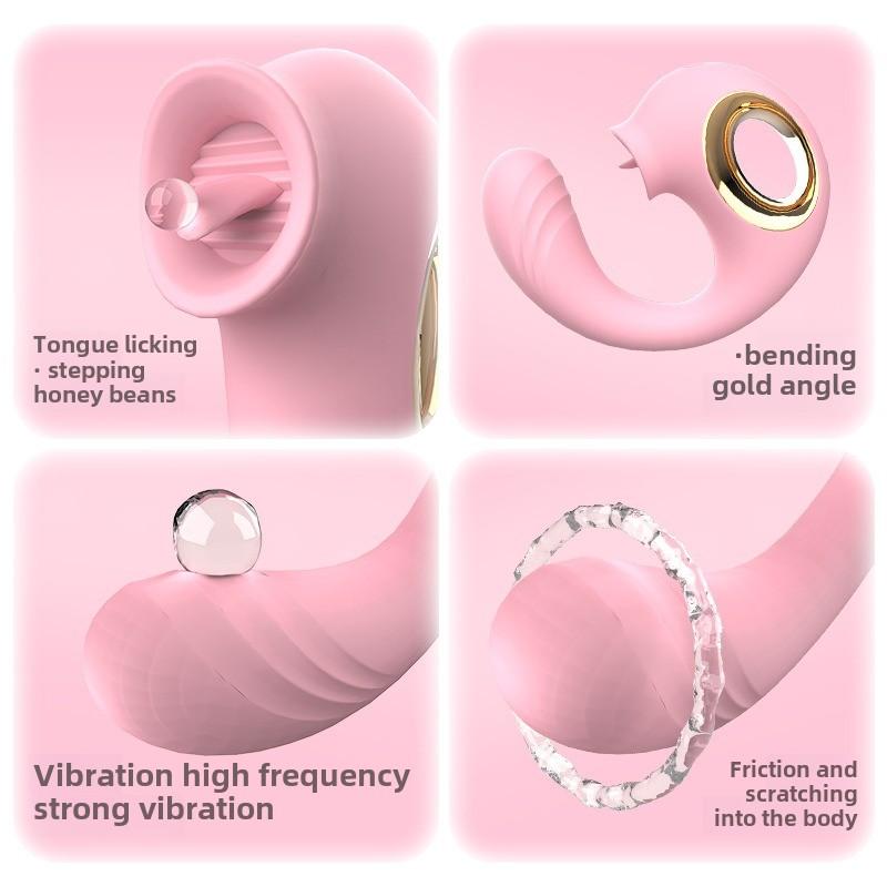 Dolphins Vibrator Female Tongue Licking Sucking G-spot Seconds Tide Massage Masturbator Adult Sex Products