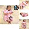 Realistic 18" Reborn Doll Baby With Soft Silicone Body Perfect For Kids Gifts