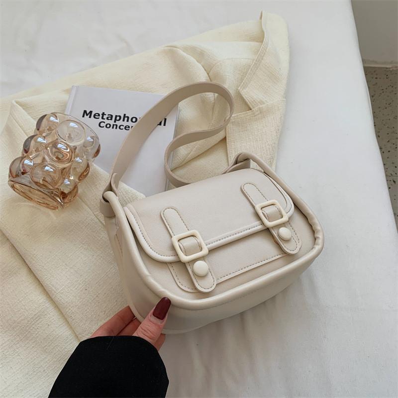 Elegant Quilted Pattern Pu Leather Handbag Small Size Trendy Spring Summer Bag