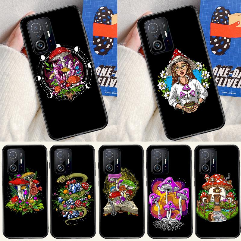 Shrooms Hippie magic mushroom Case For Xiaomi 13 14 15 Ultra 11T 12T 13T 14T Pro POCO X7 Pro X3 X5 X6 M6 F5 F6 Pro Cover