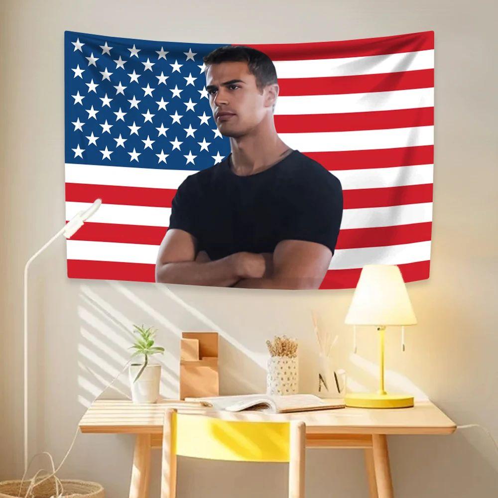 Tapestry British actor Theo James is an American 75x100 чёрный