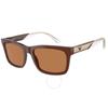 Brown Rectangular Men S SunglaSSeS Ea4224f 609573 58