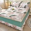 Home Textile Bedding Set Four Seasons Active Printing Double Multi-specification Multi-size Brushed Multi-color Bed Skirt