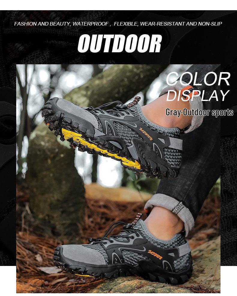 Men's Plus Size Five-Finger Outdoor Hiking and River Tracing Shoes - Summer Trend Swimming Style