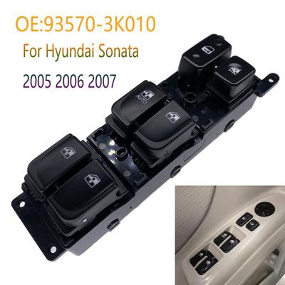 Front Left Electric Window Switch Glass Lifter Button Parts for Hyundai Sonata 2.4L 2005 2006 2007 93570-3K010 Car Accessories