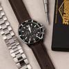 [CORROPELLE] Genuine Leather Watch Band, Quick Release, 18mm 19mm 20mm 21mm 22mm Replacement Strap, No Tools Required, Retro Elegant Crazy Horse