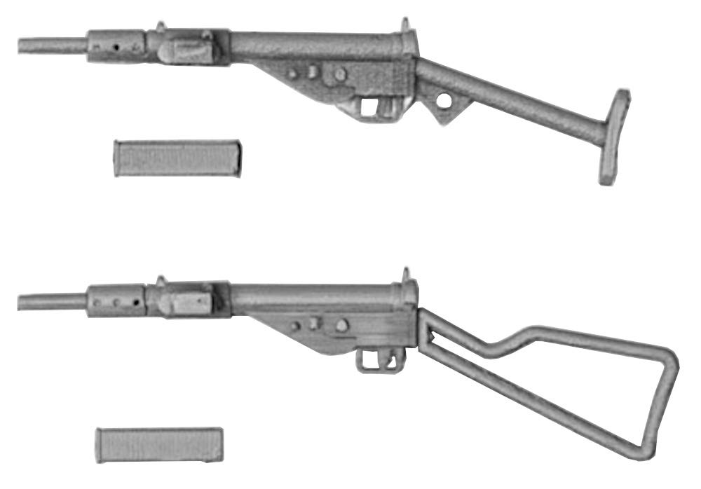 

Sol Model WWII British Army Sten Submachine Gun Resin Kit MM373 1/16 (4 pieces)
