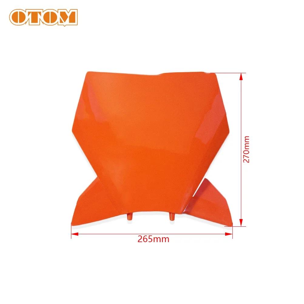 2023 Motocross Front Number Plate For KTM SX SXF XC XCF 125 250 300 350 450 Motorcycle Accessories Body Fairing Plastic Cover