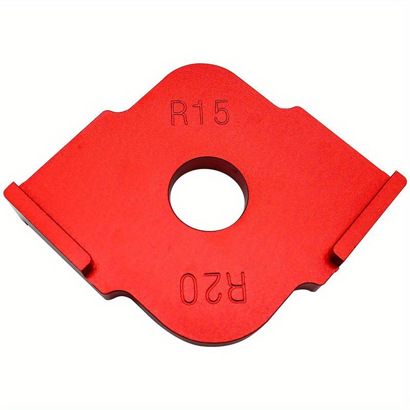 3Pcs Wood Panel Radius R Plate Router Table Bit Corner Jig Trimming Machine Engraving Machine Round Corner Template Kit