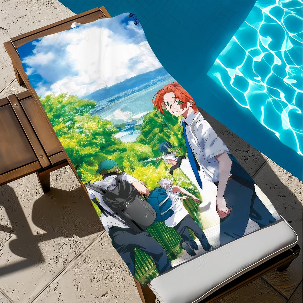 P-Phantom anime Towel Large Quick-Drying B-busters Microfiber soft Beach Towel for Travel Fitness Sauna Bathing Camping
