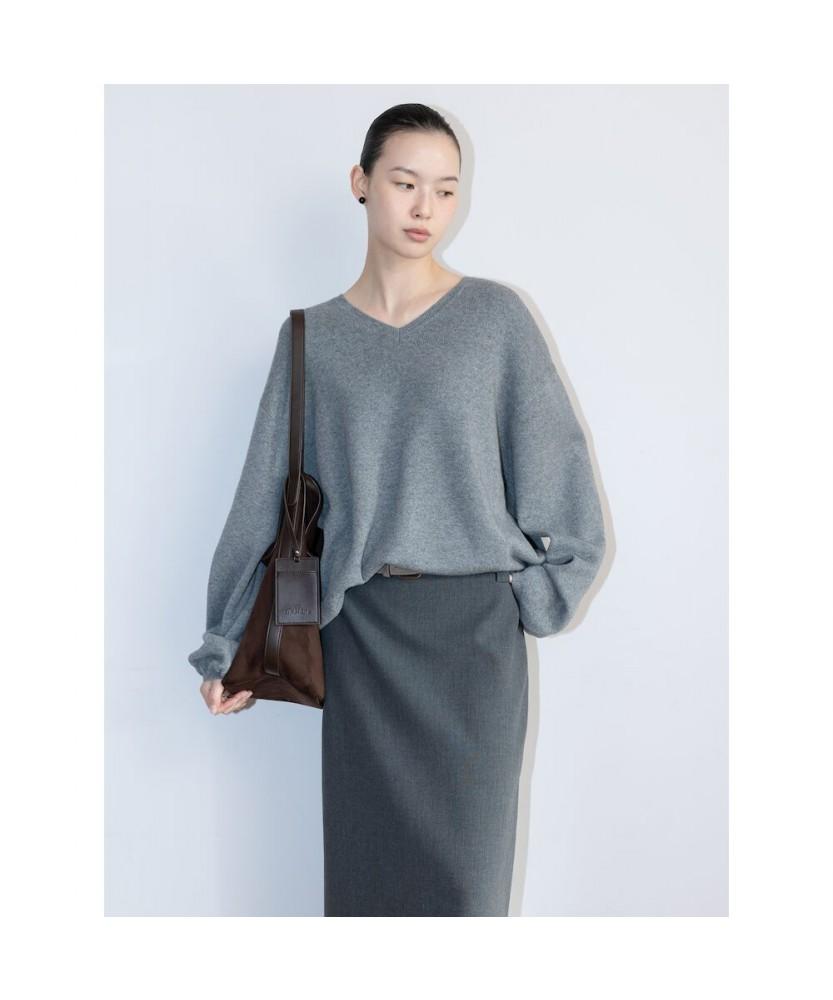 Diaepeocheo Aperture Boxy Knit Top Gray (Ta6251A043)