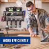 3/4 Layers Wall Mounted Electric Tool Storage Rack Heavy-duty Floating Tool Rack Handheld Electric Drill Metal Storage Rack