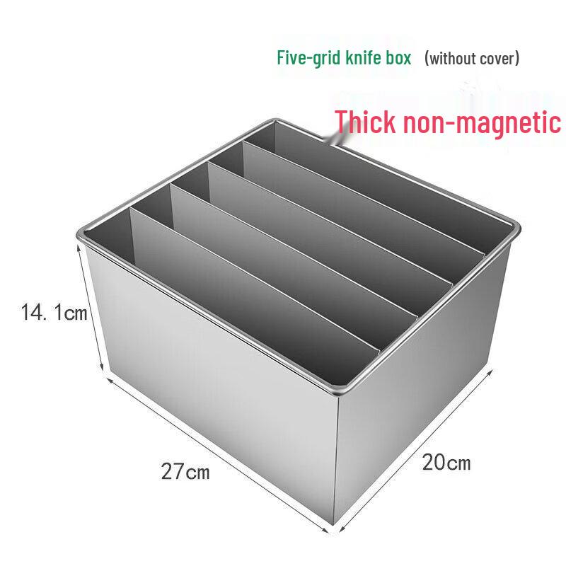Yude 304 Stainless Steel 5-Grid Knife Holder