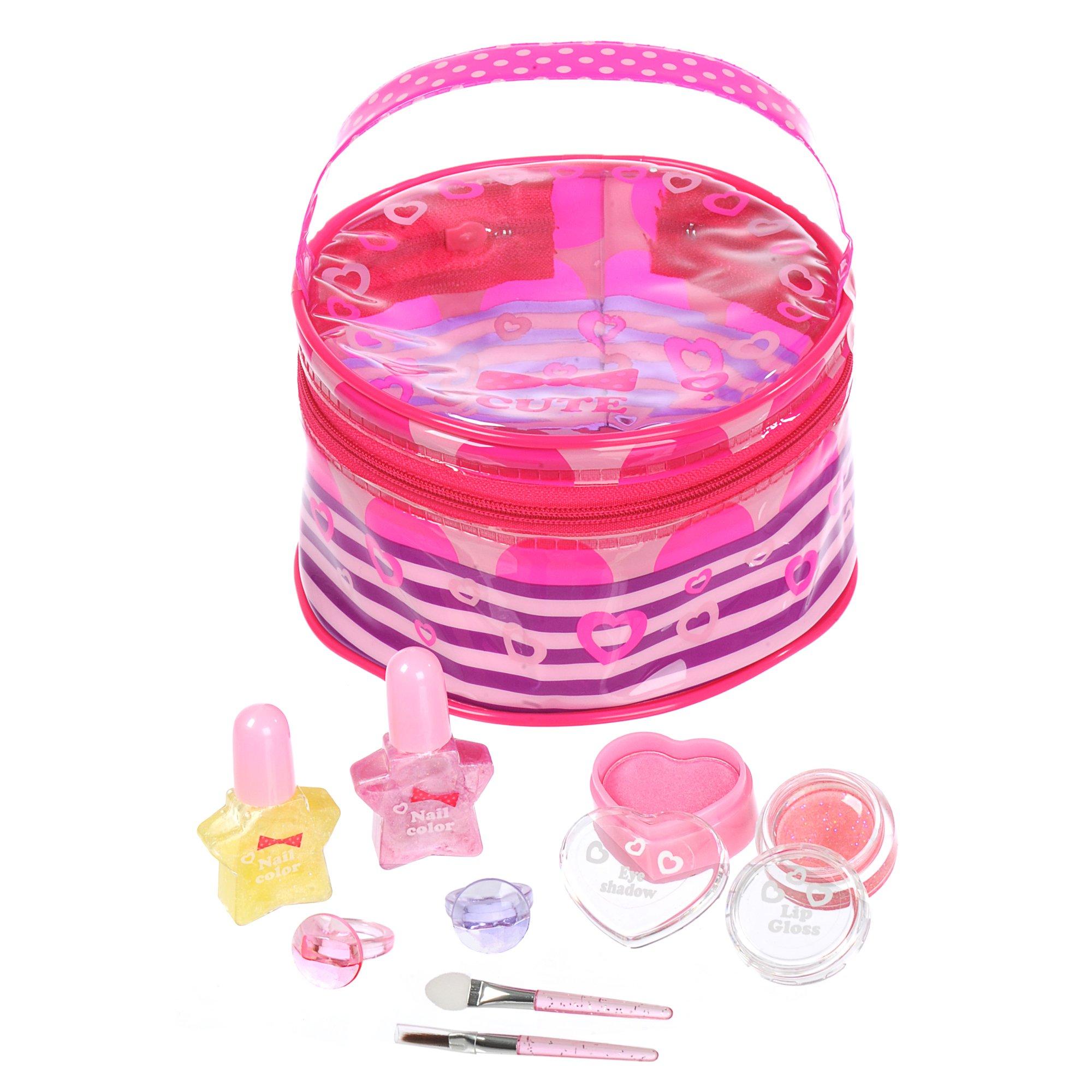 

Race Toy Cutie Heart Round Makeup Pouch