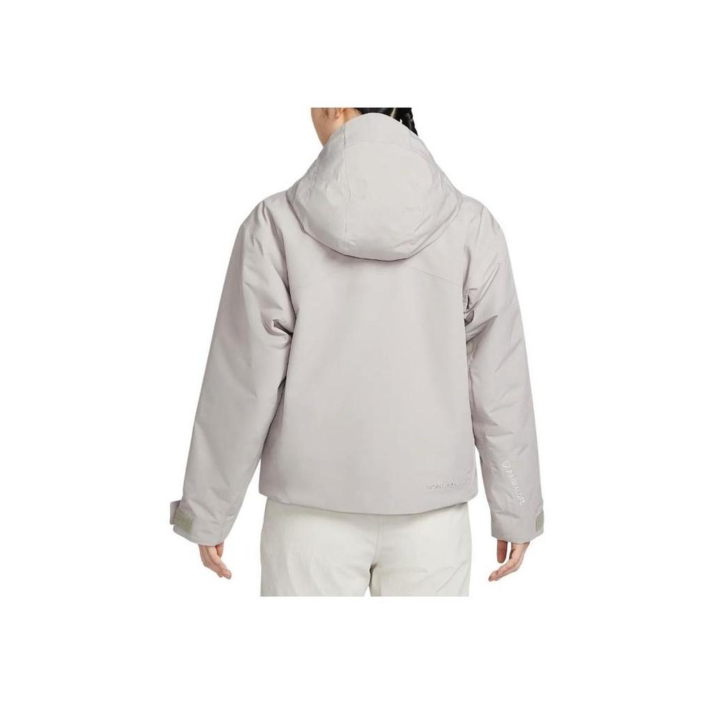 Nike Storm-FIT ACg Series Skull Peak Primaloft Logo Solid Versatile Windproof Water-Repellent Jacket Women Jacket FV7328-009
