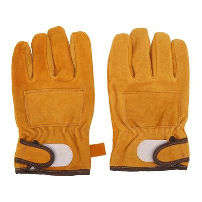 1 Paire de Gants Résistants à la Chaleur Ignifuges Retardateurs de Flamme Anti-Échaudure pour Barbecue Grill Jaune Court