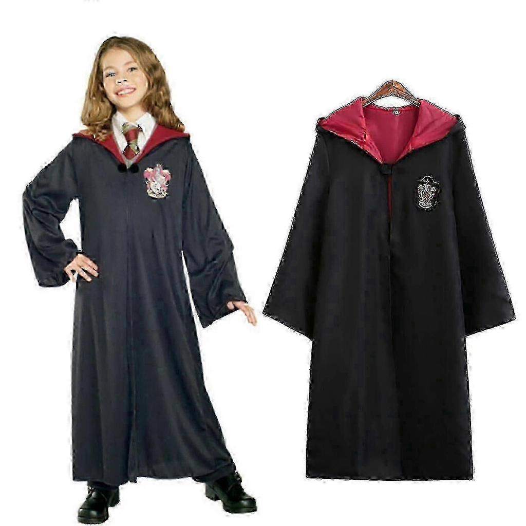 Harry Potter 6-teiliges Set Magischer Zauberer Cosplay Kostüm Umhang