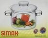 Feuerfester Topf mit Deckel Simax Nyko 2L