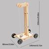 Hands on Assembly Wooden Gravitational Potential Powered Car Physics Experiment Set With Instructions For Homeschooling