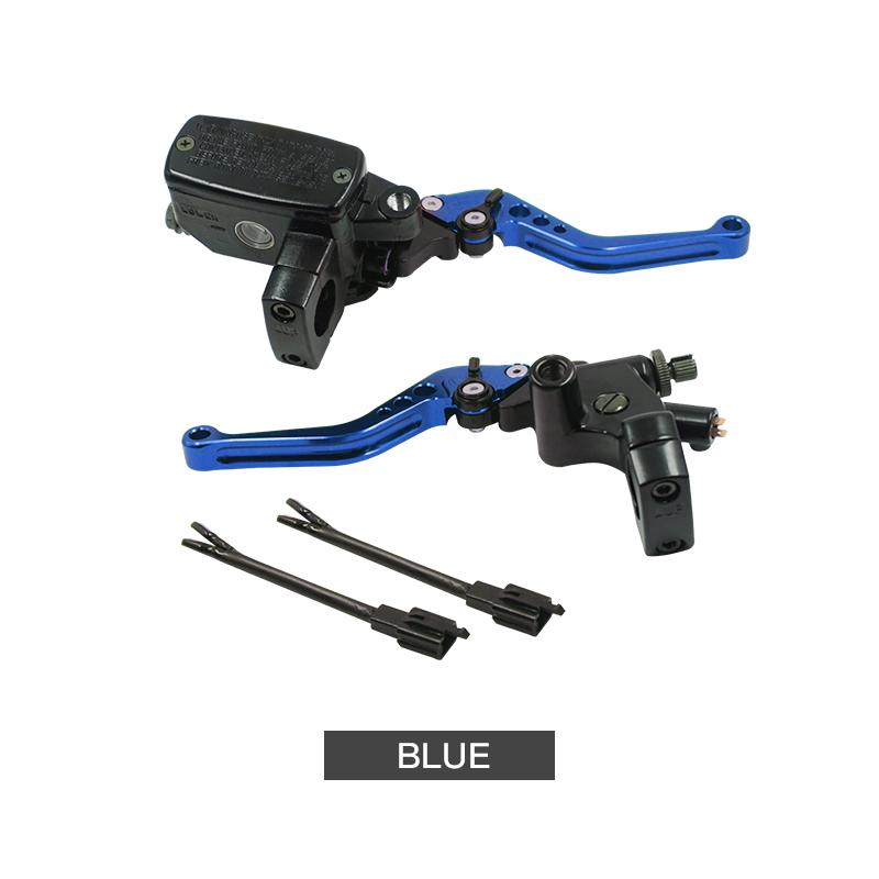 1" 25mm Universal Motorcycle Brake Clutch Master Cylinder Hydraulic Pump with Adjustable Levers For Honda SHADOW Yamaha Suzuki