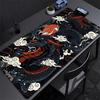Traditional Dragon Wave Desk Mat Waterproof Nonslip Extended Mouse Pad