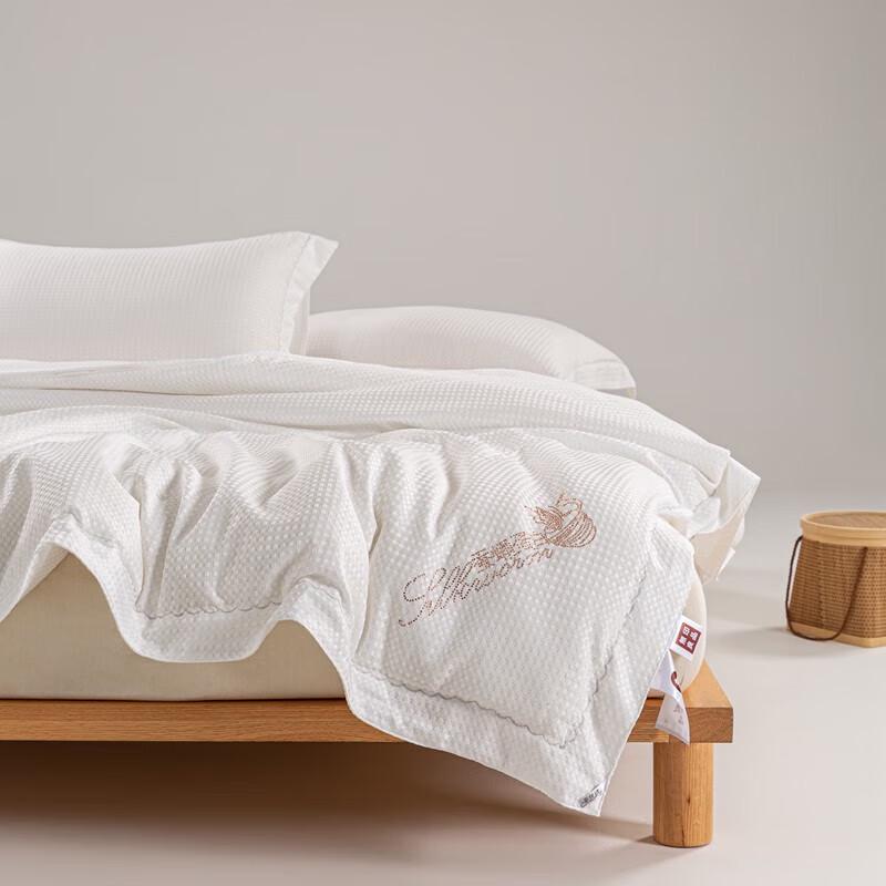 Muji Waffelpiqué Maulbeerseiden-Steppdecke