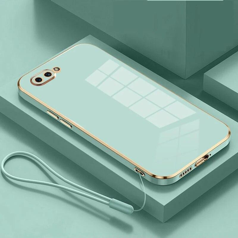 

Чехол для Honor 10 Honor 10, чехол для телефона Honor 10, COL-L29 COL-L19, роскошная противоударная задняя крышка с квадратным покрытием Honor 10 небесно-голубой