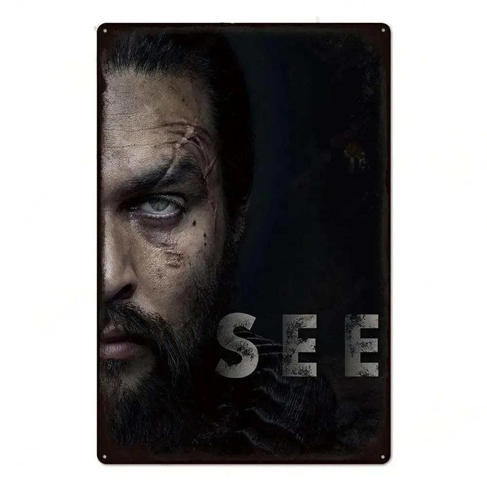 Vintage TV Movie Metal tin Signs decor Metal Plaque Posters Tin Sign Wall Decoration for Cinema Man Cave Bedroom Wall Home Decor