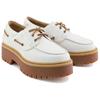 Timberland Fashion Versatile Womens Casual Shoes Thick Sole Height Increasing Women casual shoes White A64F4