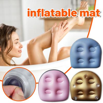 Sıcak Küvet Şişme Yükseltici Koltuk Pedi Arka Pedi Spa Minderi 4 Vantuzlu