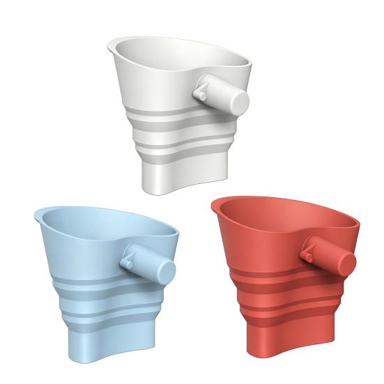 Silicone Flour Funnel for KitchenAid 5-Qt Mixer Flexible Collapsible Mess-free Pouring Funnel with 30-degrees Angled Spout Professional Baking Tool