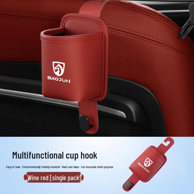 Car Cup Holder & Seat Back Hook Storage for Baojun RS-3, RC-5, E200, 510, 530, 730