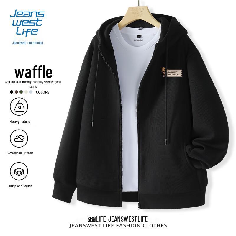 JEANSWEST LIFE Men's Casual Hooded Jacket