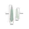 5Pcs/pack Long Water Drop Beads Charm Resin Imitation Jade Water Drop Pendant Jewelry Pendant DIY Necklace Accessories