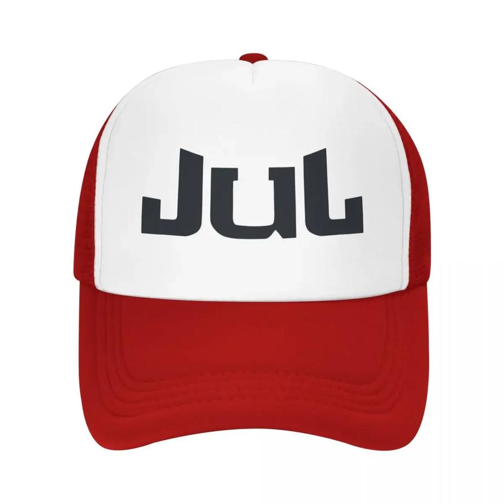 Custom Punk Unisex Jul Logo Trucker Hat Adult French Rapper Music Adjustable Baseball Cap for Unisex Women Sports Trucker Cap