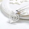 925 Sterling Silver Mother and Child Hug Necklace Female Love Pendant Collarbone Chain Versatile Premium Mother's Day Mom Gift